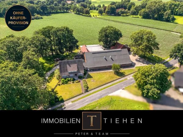 Immobilie in Fresenburg - Landluft. Weite. Möglichkeiten. Ems. – Resthof auf 9.180 m² Grundstück mit Waldanteil in Fresenburg! - Bild 0