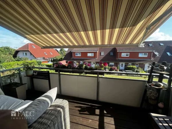 Immobilie in Lambrechtshagen - Modernisierte Eigentumswohnung mit Südbalkon, Einbauküche & Stellplatz - Bild 4