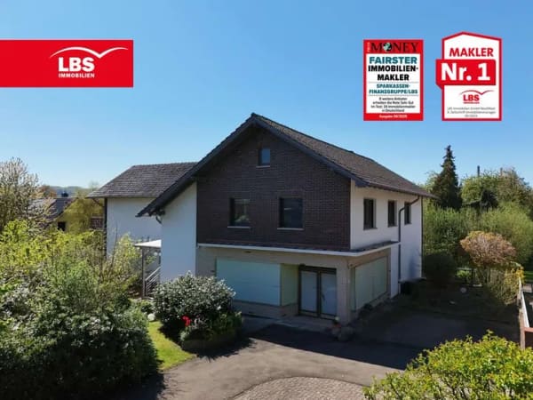 Immobilie in Porta Westfalica - Gepflegtes Ein- bis Zweifamilienhaus in ruhiger Wohnlage* KfW 266-30.000 € sichern! - Bild 0
