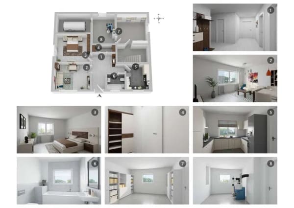 Immobilie in Aglasterhausen - Zweifamilienhaus mit Doppelgarage und Garten bezugsfrei - Bild 4