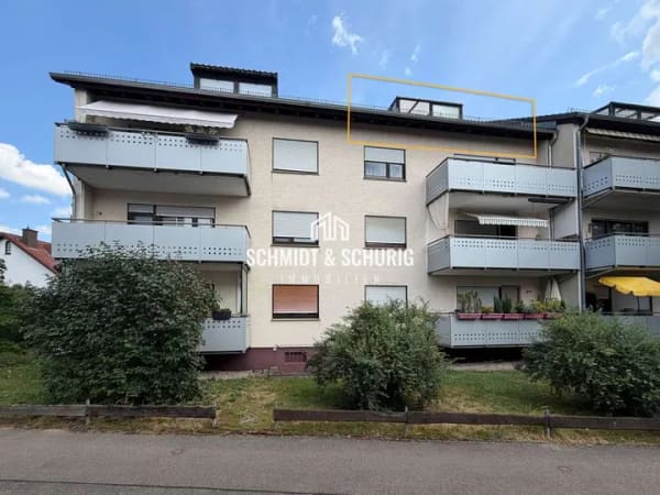Immobilie in Ubstadt-Weiher - Vermietete Dachgeschosswohnung in Ubstadt-Weiher - Bild 1