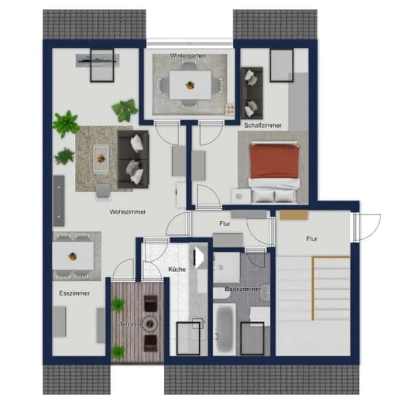Immobilie in Ubstadt-Weiher - Vermietete Dachgeschosswohnung in Ubstadt-Weiher - Bild 3