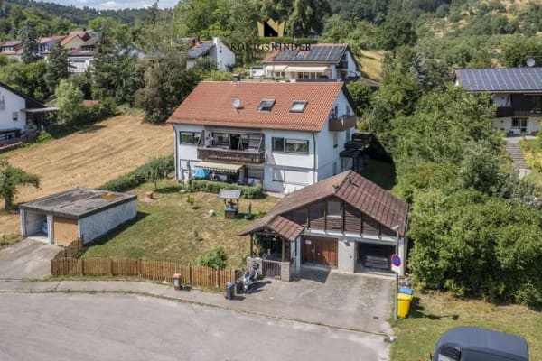 Immobilie in Rudersberg - Mehrfamilienhaus mit Weitblick in ruhiger Hanglage zu verkaufen - Bild 1