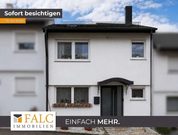 Immobilie in Neckarsulm - Modernisiertes Reihenhaus mit Weitblick, Photovoltaikanlage und Einzelgarage - Bild 0