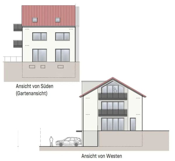 Immobilie in Edesheim - Neubauanlage - hier EG & Keller-Wohnung - Maisonette - am Haardtrand - Bild 1