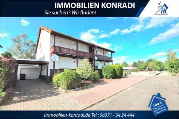 Immobilie in Weilerbach - IK | Weilerbach: schöne DHH mit Carport und Garten - Bild 0