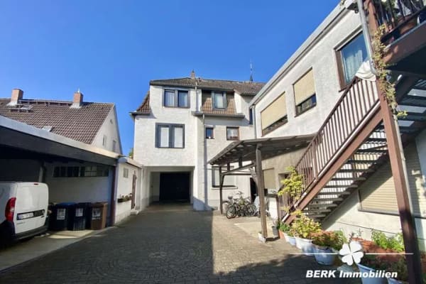 Immobilie in Rüsselsheim am Main - Renditestark, zentral & vielseitig: Großzügiges Wohn Gewerbe Objekt, 2 Häuser, 590m² Wohn/Nutzfl., 7 - Bild 1