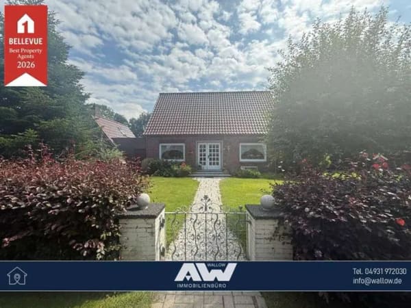 Immobilie in Osteel - Wohnhaus mit möglichem Bauplatz in ruhiger Lage von Osteel - Bild 1