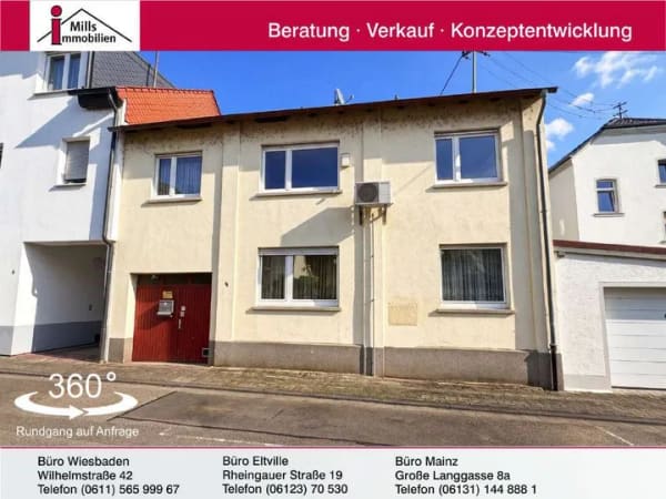 Immobilie in Geisenheim - Preiswertes charmantes Einfamilienhaus in guter Lage von Geisenheim - Bild 0