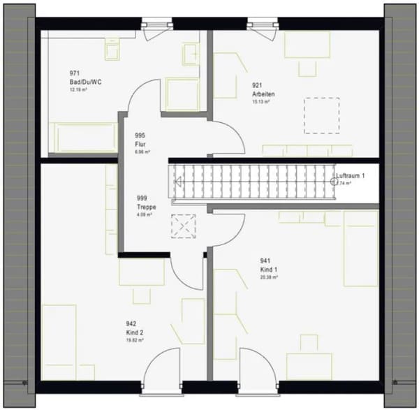 Immobilie in Rohrsen - Einfamilienhaus 160 m² | Satteldach (38°) | KfW-55-Standard - Bild 4
