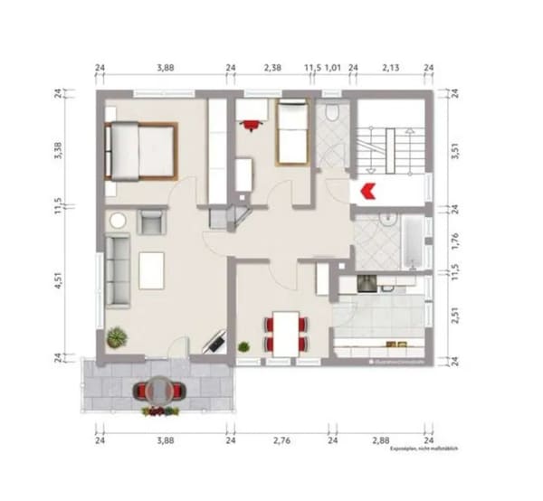 Immobilie in Steinheim an der Murr - Viel Platz für Ihre Zukunft - Zweifamilienhaus in Steinheim an der Murr - Bild 3