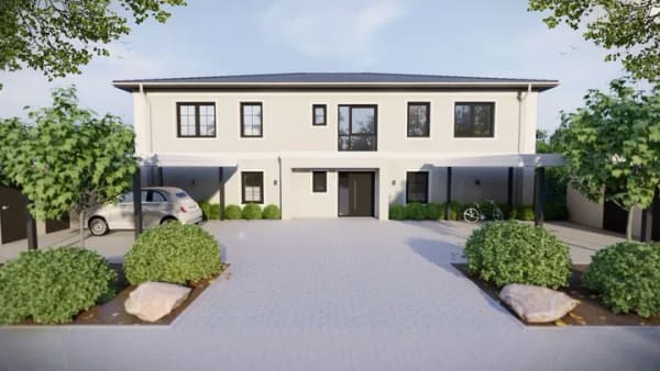 Immobilie in Haßbergen - Neubau-3-Zimmer-Wohnung mit Balkon /  Terrasse - KFW55 Förderfähig - Bild 1