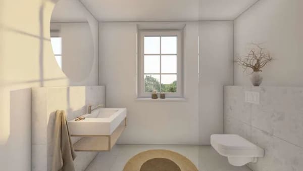 Immobilie in Haßbergen - Neubau-3-Zimmer-Wohnung mit Balkon /  Terrasse - KFW55 Förderfähig - Bild 3