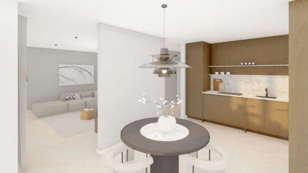 Immobilie in Haßbergen - Neubau-3-Zimmer-Wohnung mit Balkon /  Terrasse - KFW55 Förderfähig - Bild 4
