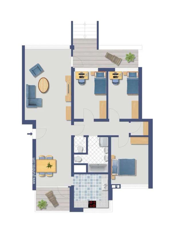 Immobilie in Kaarst - Kapitalanlage in Kaarst: vermietete 4-Zimmer Wohnung mit Garten, keine Kaufnebenkosten! - Bild 1