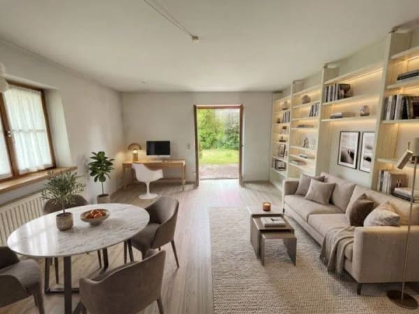 Immobilie in Pürgen - GEMÜTLICHE - IDYLLISCHE - 2 ZIMMER - GARTEN/TERRASSEN - WOHNUNG mit EBK+KFZ-PLÄTZEN! - Bild 1