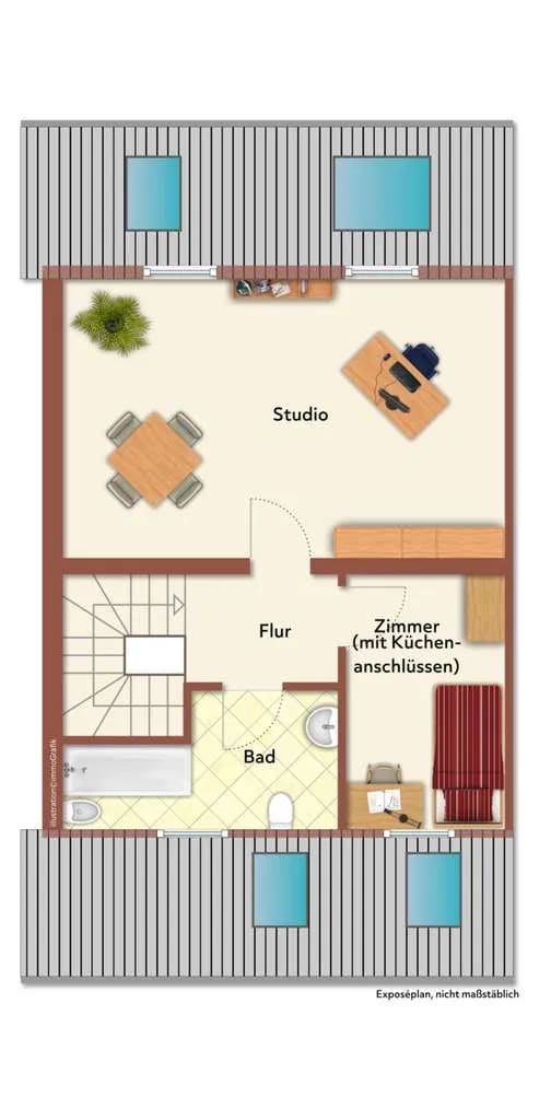 Immobilie in Möhrendorf - Großes REH mit 2 Garagen in Möhrendorf...Ihr neues Zuhause mit Platz zum Durchatmen - Bild 4