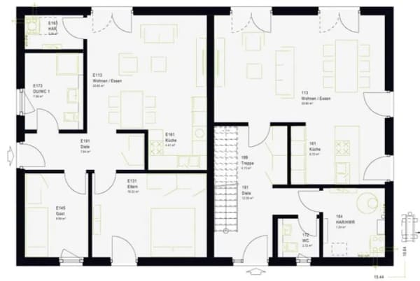 Immobilie in Hilgermissen - Endlich Eigentum: 265 m² Mehrgenerationenhaus zum Selbstgestalten | für zwei Familien - Bild 4
