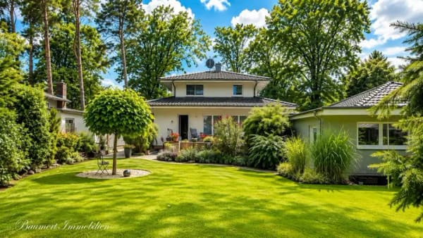 Immobilie in Mühlenbecker Land - Wohnen mit Stil – Exklusives Einfamilienhaus mit separatem Bürobereich - Bild 0
