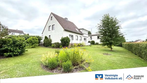 Immobilie in Borgentreich - Gepflegtes 1-2 Familienhaus mit schönem Grundstück u. reichlich Nutzfläche im Anbau! - Bild 0