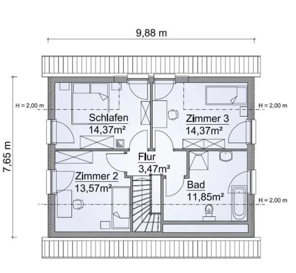 Immobilie in Hochdonn - Attraktives KFW 40 Scanhaus mit Grundstück in Hochdonn - Bild 2
