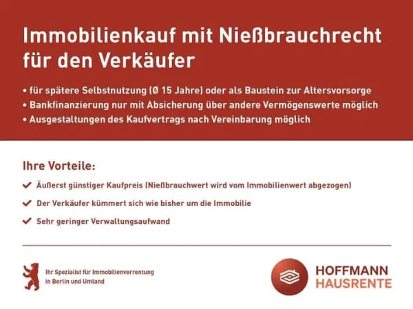 Immobilie in Groß Kreutz (Havel) - Jetzt langfristig investieren:Zweifamilienhaus mit Nießbrauch und attraktiver Wertentwicklungschance - Bild 1