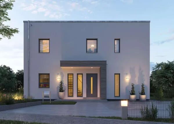 Immobilie in Marklohe - Einfamilienhaus 185 m² | Flachdach | KfW-55-Standard - Bild 1