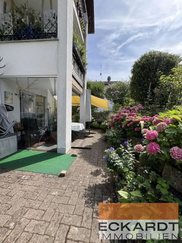 Immobilie in Stetten - Gemütliche Erdgeschosswohnung mit Terrasse und Gartenanteil - Bild 3