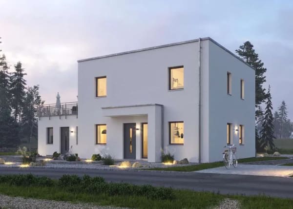 Immobilie in Haßbergen - Modern wohnen, klimafreundlich bauen – 160 m² KfW-55-Einfamilienhaus - Bild 1