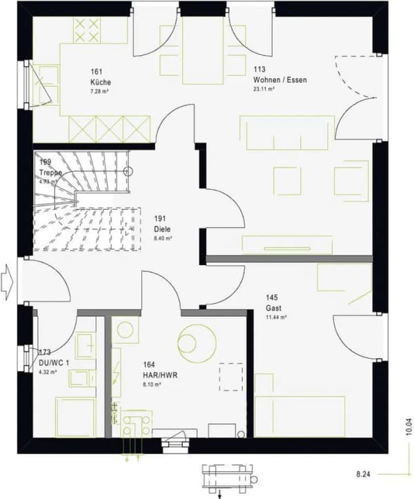 Immobilie in Linsburg - Platz für die ganze Familie: Einfamilienhaus, 134 m² - Bild 4