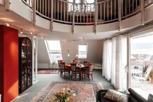 Immobilie in Simmozheim - Wohnen mit Penthouse-Feeling| Exklusive Maisonettewohnung mit Galerie| 2 Bäder en Suite + Südbalkon - Bild 2