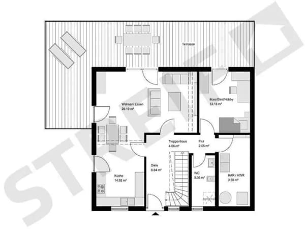 Immobilie in Engelsberg - Haus mit großem Garten - für das Erholungspark-Gefühl vor der eigenen Tür! - Bild 1