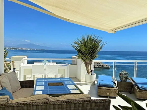 Immobilie in Wietzendorf - Luxuriöses Penthouse in erster Strandreihe mit 200 m² Terrasse und atemberaubendem Meerblick. - Bild 1