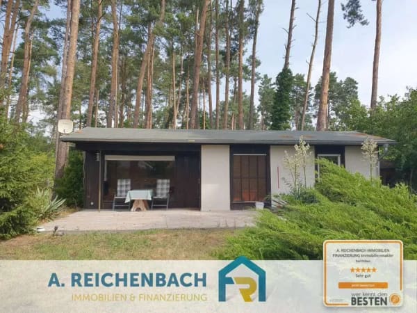 Immobilie in Bad Düben - Freizeitbungalow auf Eigentumsland im Ortsteil Hammermühle zu verkaufen! - Bild 0