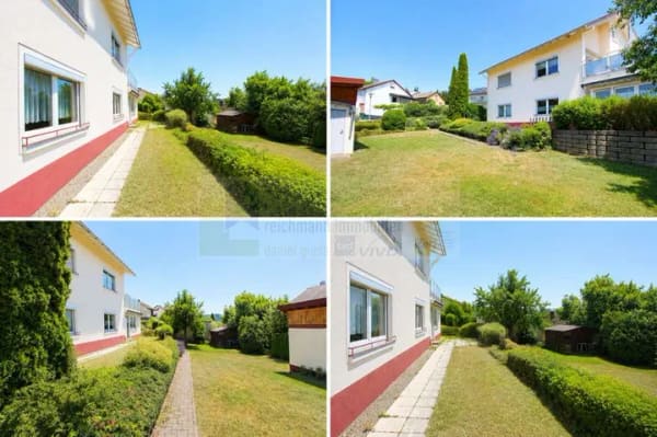 Immobilie in Donaueschingen - Sonnige Aussichtslage über die Baar: Gepflegtes Zweifamilienhaus mit ansprechendem Garten und 2 Gara - Bild 2