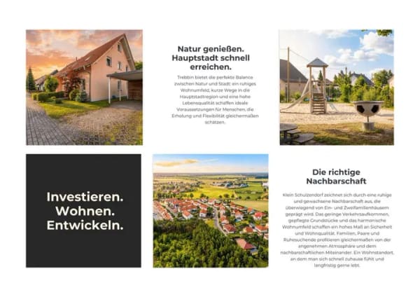 Immobilie in Trebbin - Ein Ort zum Ankommen und Investieren – Doppelhaus mit langfristigem Entwicklungspotenzial - Bild 1
