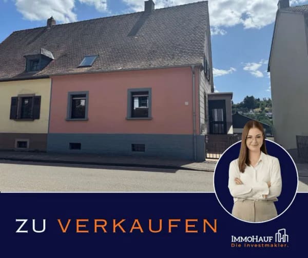 Immobilie in Rammelsbach - Wo Geschichte auf Zukunft trifft – sanierungsbedürftige Doppelhaushälfte in Rammelsbach - Bild 0