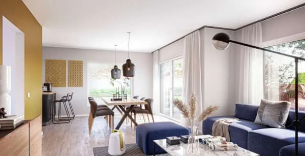 Immobilie in Marktschorgast - energieeffizienter Neubau KfW mit 4 Zimmer und Grundstück in Marktschorgast - Bild 2