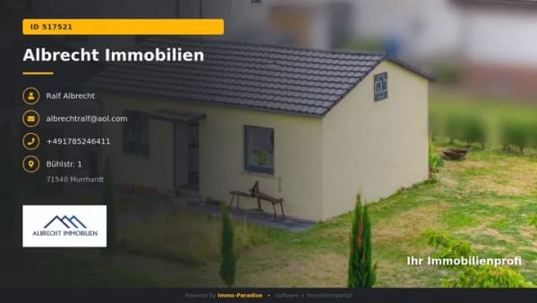 Immobilie in Wüstenrot - Jetzt in´s eigene Haus mit schönem Grundstück für nur 169.900€ - auch als Kapitalanlage geeignet - Bild 0
