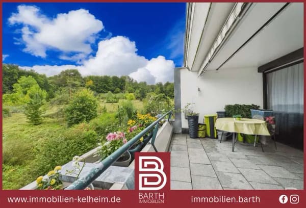 Immobilie in Riedenburg - Gepflegte 2-Zimmer-Wohnung mit EBK, Garage und 2 Balkonen - Bild 0