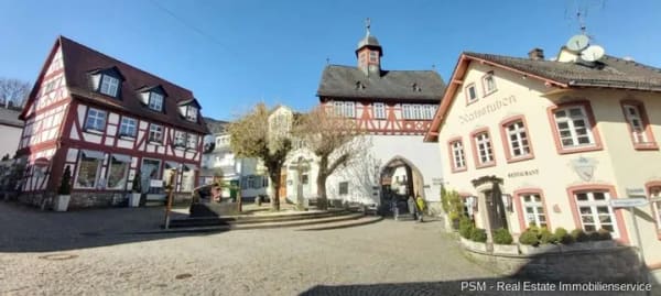 Immobilie in Königstein - ** Idyllisches Fachwerkhaus mit Kamin, Sauna, Terrasse und Burgblick in bevorzugter ruhiger Lage ** - Bild 2