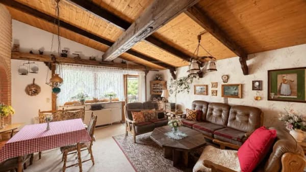 Immobilie in Suhlendorf - Traumhaftes Wohnen im Grünen: Gemütlicher Blockhaus-Bungalow mit Naturparadies in Suhlendorf - Bild 4
