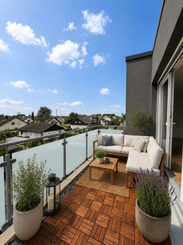 Immobilie in Karlsdorf-Neuthard - Traumhaftes Penthouse mit zwei Balkonen, 2 Stellplätzen & moderner Ausstattung in Karlsdorf-Neuthard - Bild 4