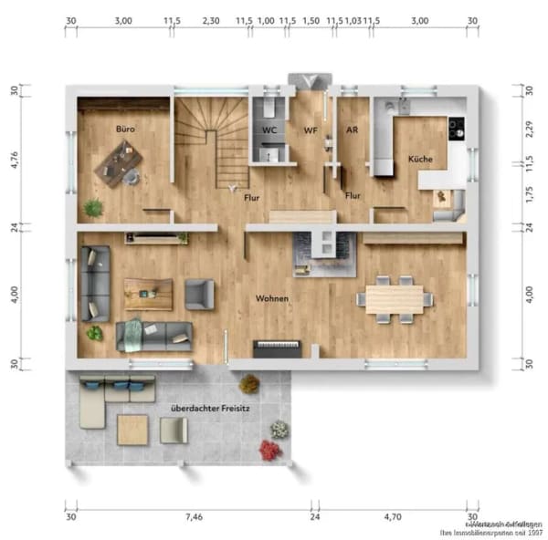 Immobilie in Rückersdorf - Privates Paradies: 
freistehendes Einfamilienhaus 
in Rückersdorf - Bild 1