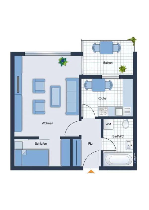 Immobilie in Giengen an der Brenz - Attraktive 1-Zimmerwohnung perfekt als Kapitalanlage oder für den Eigenbezug! - Bild 0