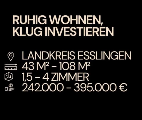 Immobilie in Schlaitdorf - Secret Sale – Neubauwohnungen im Landkreis Esslingen - Bild 3