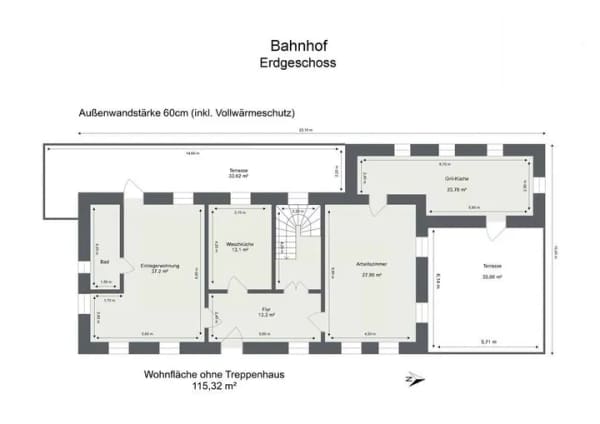 Immobilie in Heimertingen - Hochwertiges & modernes, Einfamilienhaus im Allgäu, Niedrigenergiehaus 47 k na Wh/ m²a - Bild 3