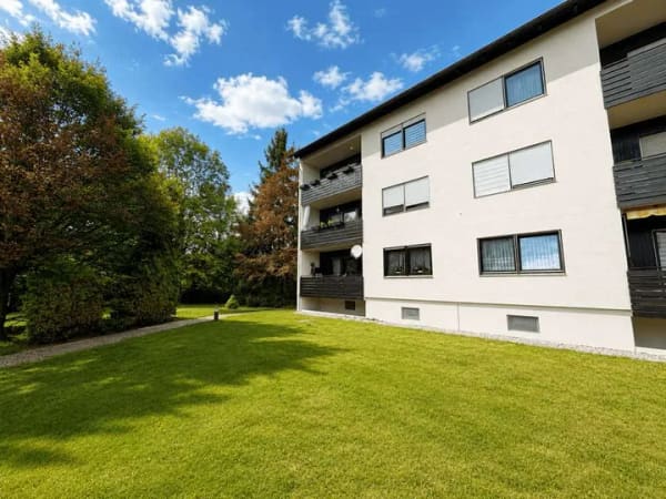 Immobilie in Ampfing - Sonnige 3-Zimmer-Wohnung mit Südbalkon und Einbauküche in Bahnhofsnähe von Ampfing - Bild 1