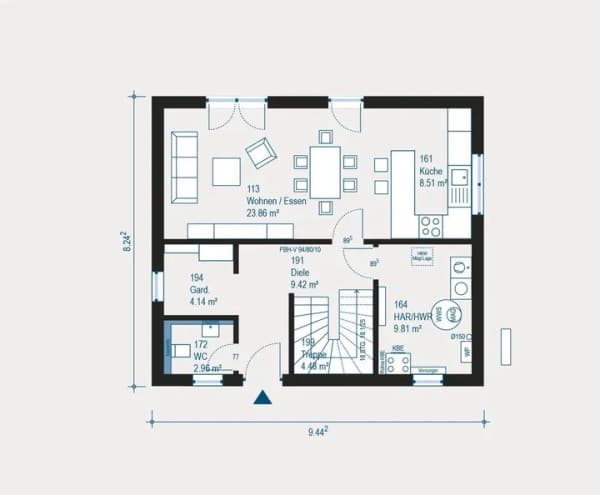 Immobilie in Nieder-Hilbersheim - Projektiertes Einfamilienhaus: Ihr individueller Wohntraum in Nieder-Hilbersheim - Bild 2