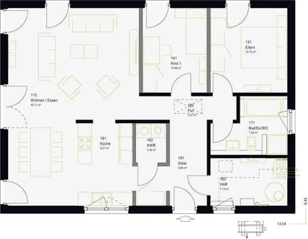 Immobilie in Nordkirchen - Praktisches Bungalow - altersgerecht und ebenerdig - Bild 3